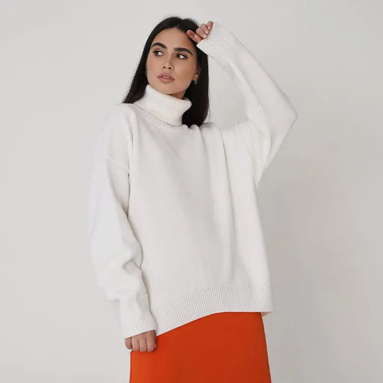Classic Solid Turtleneck Sweater_15