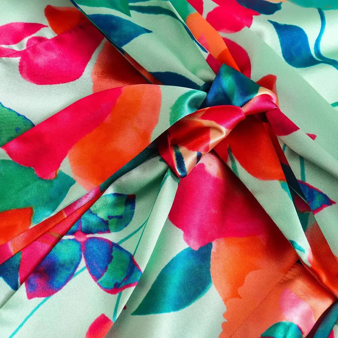 Romantic Floral Short Sleeve Jumper_1