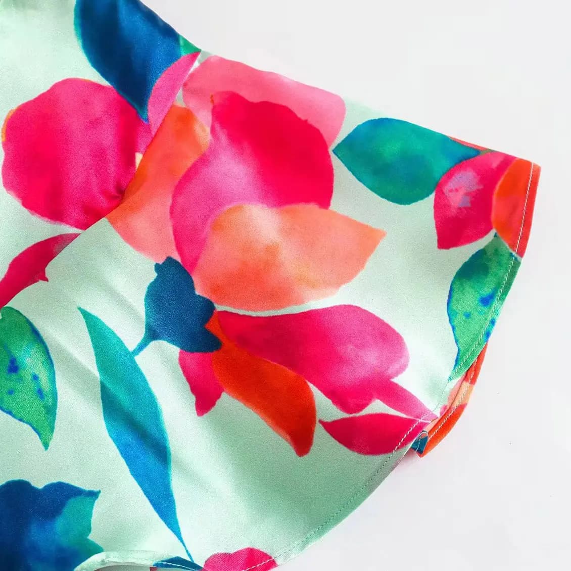 Romantic Floral Short Sleeve Jumper_2