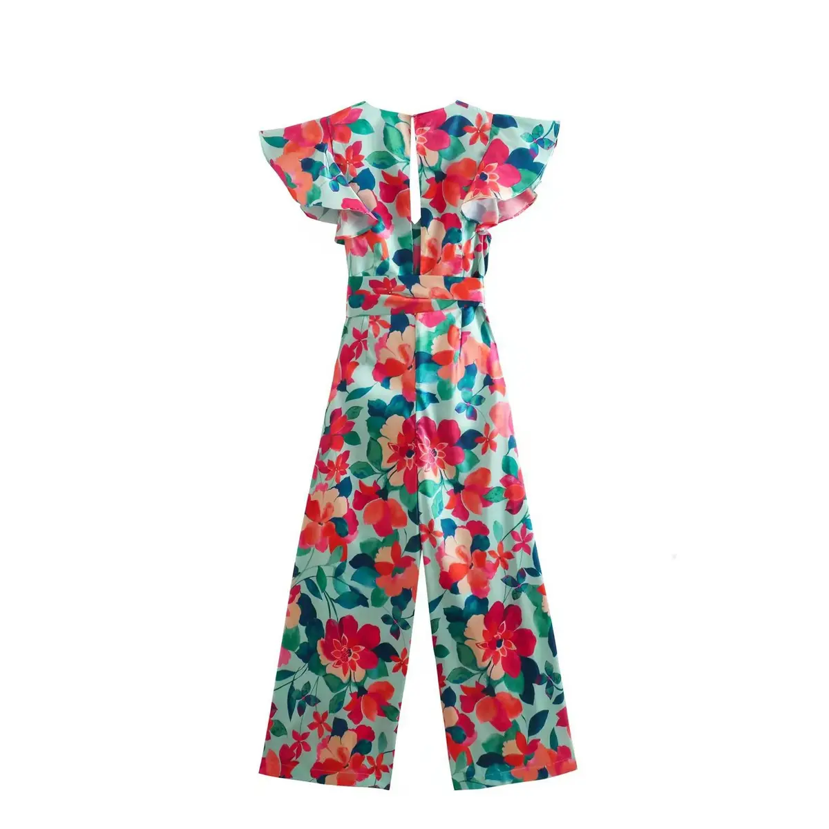 Romantic Floral Short Sleeve Jumper_4