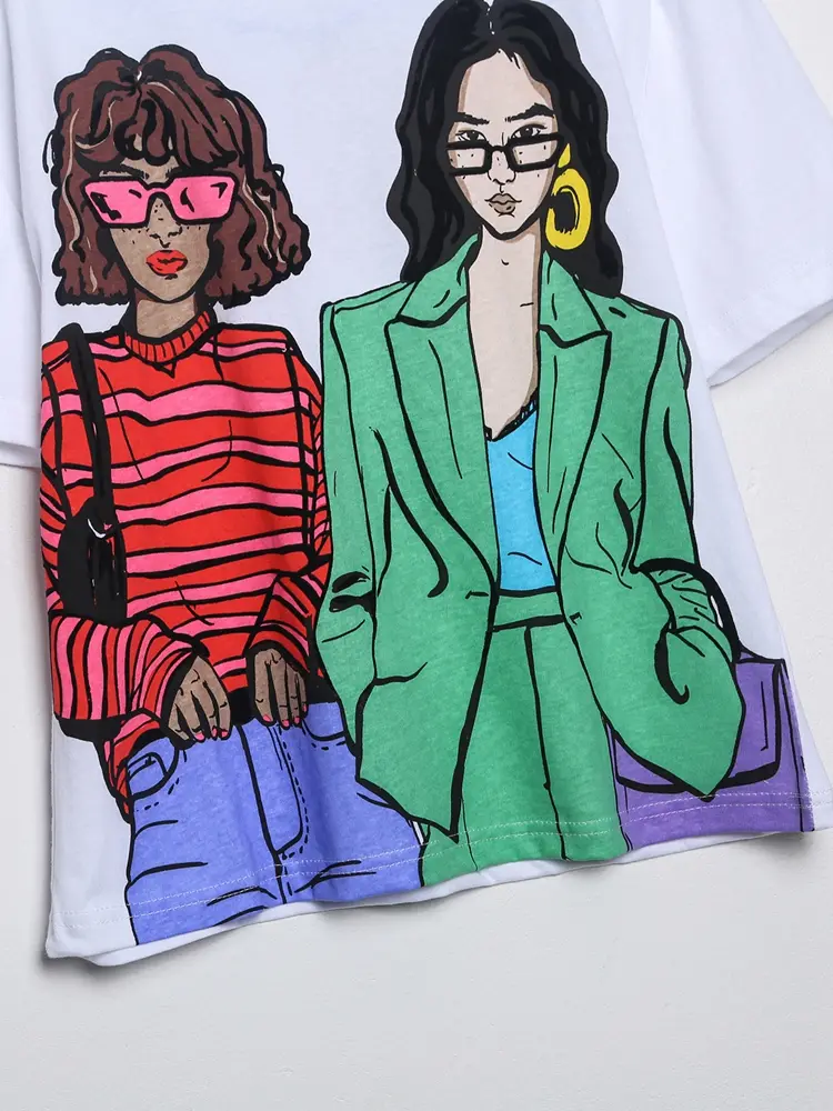 Fashion Girls Printed T-shirt_6