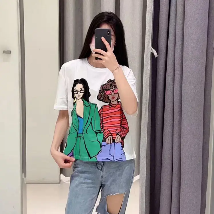 Fashion Girls Printed T-shirt_7