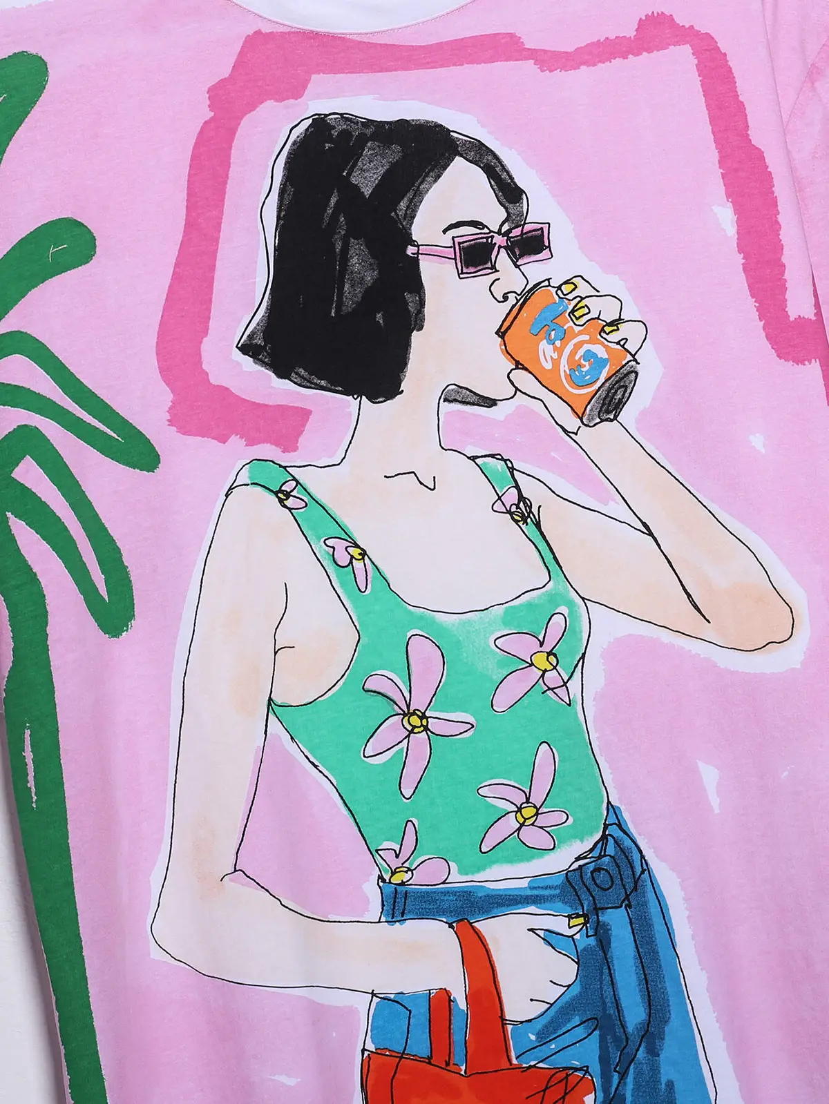 Summer Girl Printed T-shirt_4