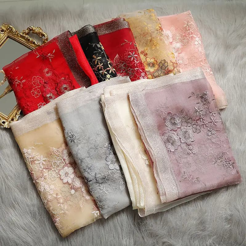 Silk embroidered Hijab_9