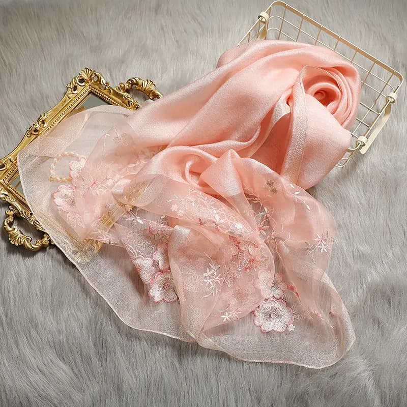 Silk embroidered Hijab_2