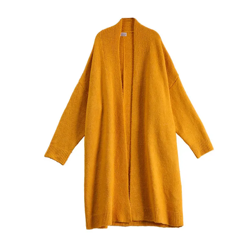 Solid Oversized Sweater Coat_3
