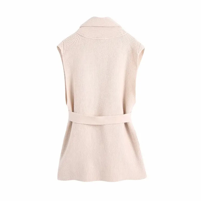 Chic Sleeveless Sweater Vest Top_3