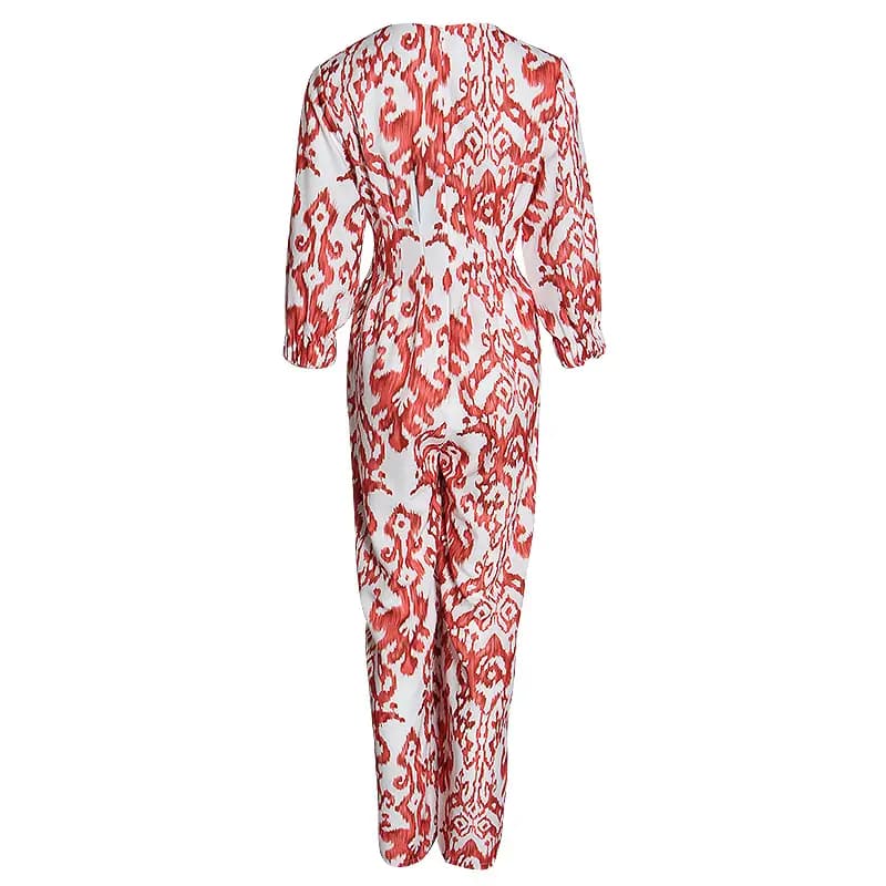 High Waist Slim Fit Straight-Leg Jumpsuit_7