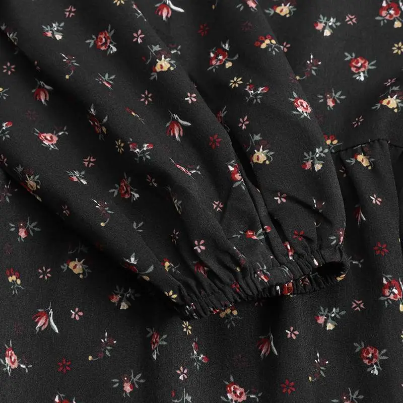 Plus Size Floral Ruffle Maxi Dress_7